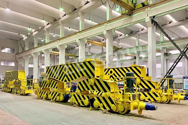 Μηχανισμός ταξιδιού γερανού γερανογέφυρων εμπορευματοκιβωτίων